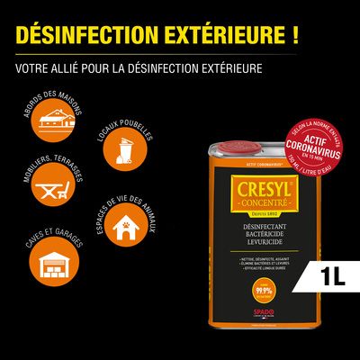 Nettoyant Désinfectant Cresyl 1 l SPADO