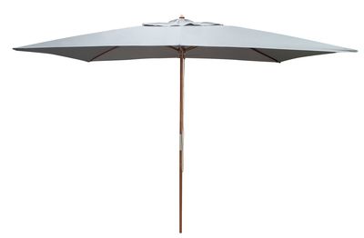 Parasol droit  3x2 m ecru en eucalyptus LOISIRLOISIRS livraison gratuite à domicile