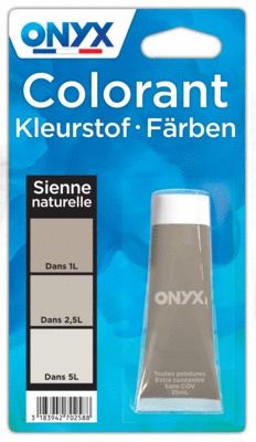 Colorant universel pour peinture sienne naturelle 25 ml ONYX