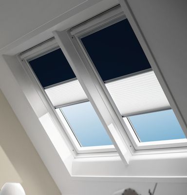 Store occultant duo DFD0001 bleu pour fenêtre UK04 VELUX