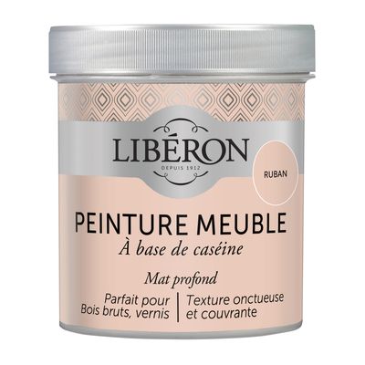 Peinture meuble bois à la caséine mat ruban 0,5 L LIBERON