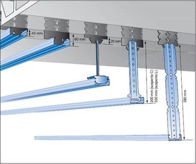 Suspentes HL pour fourrure F350 par 100 PLACO