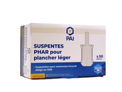 Suspente Phar pour hourdis bois 102 mm par 50 PAI