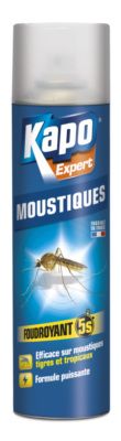 Aérosol foudroyant pour moustiques 400ml KAPO