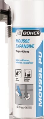 Mousse expansive polyuréthane manuelle Edia Prêt à l'emploi Beige 500 ml