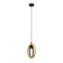 Suspension bois noir E27 40W Ø16 cm BASILDON - EGLO