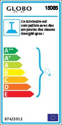 Suspension Lort acier GLOBO