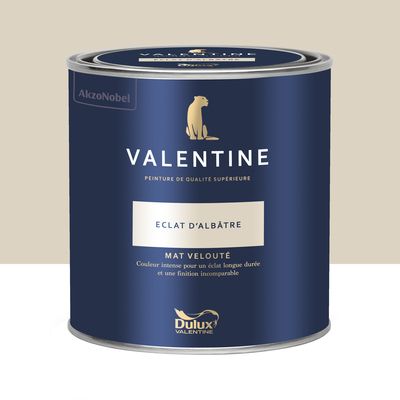 Peinture Valentine Mat Velouté Éclat d'Albâtre 0,5L - DULUX VALENTINE