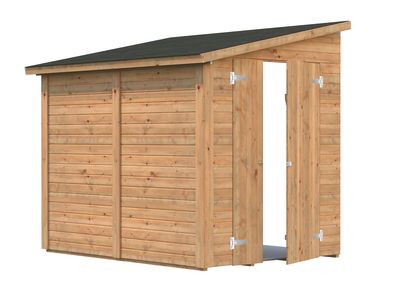 Abri de jardin bois Marron Mia 3,6m2 PALMAKO