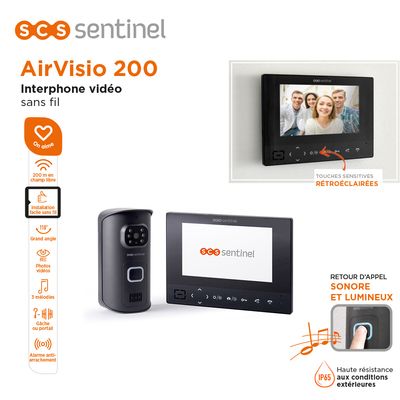 Visiophone sans fil Airvisio200 - SCS SENTINEL