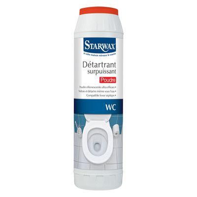 Détartrant surpuissant en poudre pour sanitaires 1 kg STARWAX