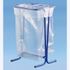 Support sac poubelle fixe sans roulettes bleu pour sac 100/110 litres  MOTTEZ