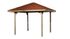 Tonnelle -  651 - 294 x 294 cm -  bardeaux de toit inclus Livraison gratuite domicile WEKA