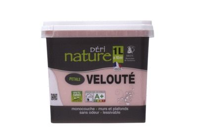 Peinture naturelle murale Pétale velours 1 l - DEFI NATURE