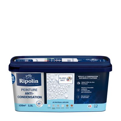 Peinture anti-condensation blanc mat 2,5 l by DIP ETANCH - RIPOLIN