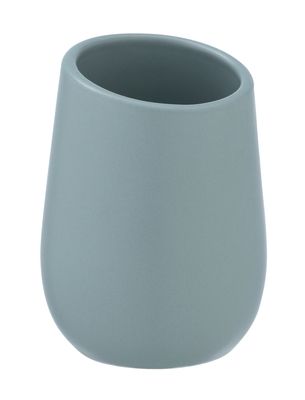 Gobelet de salle de bain Badi bleu gris WENKO