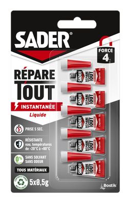 Colle répare tout 0,5 g par 5 SADER