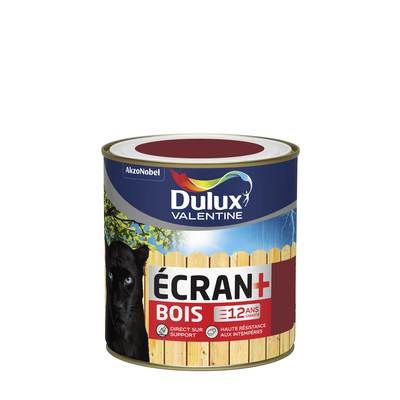 Peinture bois écran+ rouge basque RAL 3004 satin 500 ml - DULUX VALENTINE