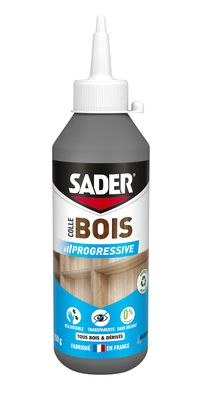 Colle à bois progressive biberon 250g SADER