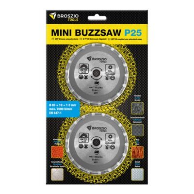 Lame mini-scie Buzz Saw P25 lot de 2 PASSAT