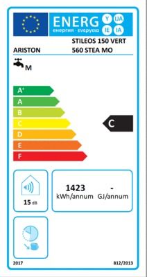 Chauffe-eau électrique vertical 150 litres stéatite Stileos ARISTON