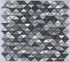 Mosaïque triangulaire Matar aluminium 31 x 29.8 cm MAT INTER