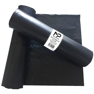 Sac poubelle noir 110 litres en rouleau de 10 - MULTIPLAST