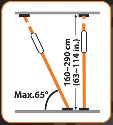 Etai à crémaillère de 1,60 à 2,90 m TACTIX