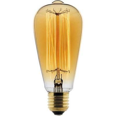 Ampoule Edison filament carbone variable E27 25 W = 220 lumens blanc chaud ELEXITY