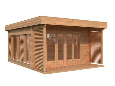 Studio bois Marron Caroline 14,5m2 PALMAKO