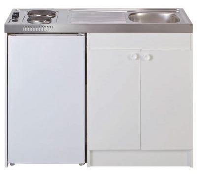 Cuisinette 120 cm avec plaque électrique NORD INOX