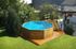 Piscine bois massif octogonale diamètre 397 cm H 116 cm 593 B T1 Livraison gratuite domicile WEKA