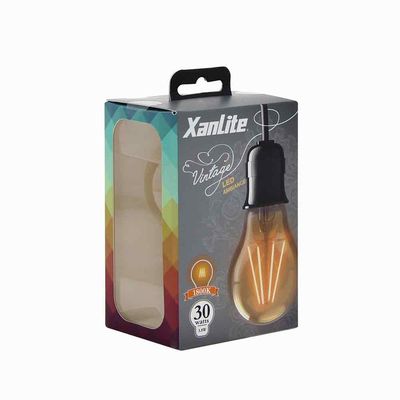 Ampoule Filament LED A60 Globe vintage 4 W = 350 Lumens XANLITE