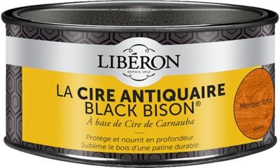 Cire antiquaire en pâte "Black Bison" merisier foncé 500 ml LIBERON