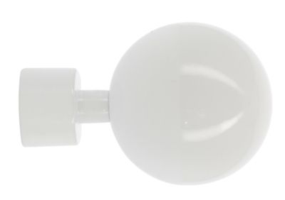 Embout boule Delia diam 20 mm Finition blanc brillant - MOBOIS