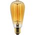 Ampoule Edison filament carbone variable E27 25 W = 220 lumens blanc chaud ELEXITY