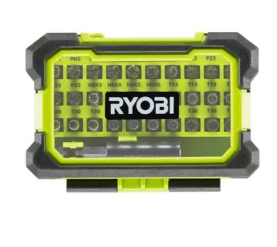 Coffret antichocs 31 accessoires mixtes de vissage RAK31MSD RYOBI