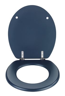 Abattant de WC Prima bleu foncé marine en MDF WENKO