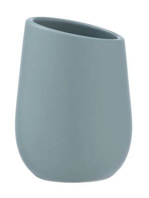 Gobelet de salle de bain Badi bleu gris WENKO