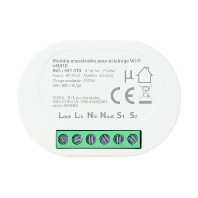 Module switch 16A WIFI pour éclairage SEDEA