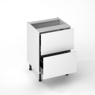 Façade tiroir pour meuble de cuisine Avantgarde blanc 35 x 60 cm OFITRES