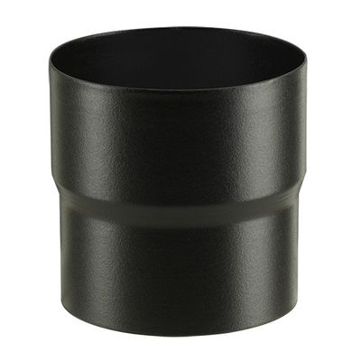 Réduction mâle émaillée noir mat diamètre 130 -150 mm POUJOULAT