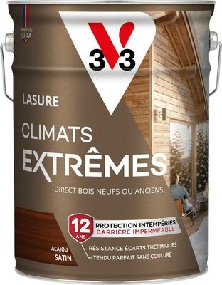 Lasure Climats Extrêmes® 12 ans acajou 5 L V33