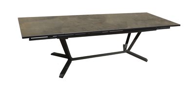 Table de jardin Vita avec rallonge L180 à L280 x 100 cm HPL GRA CAVE PROLOISIRS