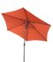 Parasol droit inclinable diamètre  2.70 m terracotta