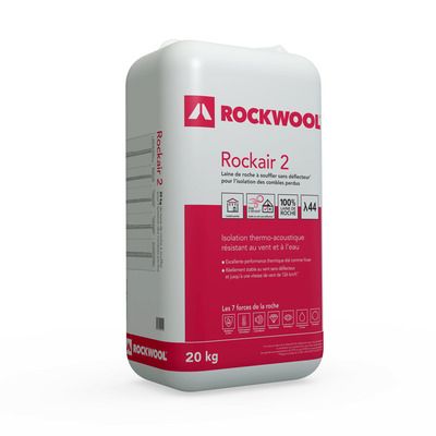 Laine de roche à souffler ROCKAIR 2 20 kg ROCKWOOL