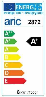 Tube led S14s 30 x 500 mm 8 W = 1000LM blanc chaud ARIC