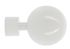 Embout boule à visser diam 16 mm Finition Blanc Brillant - MOBOIS