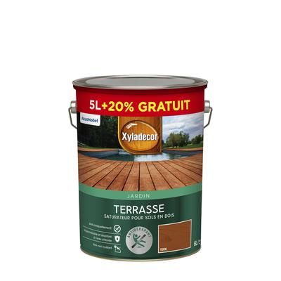 Saturateur teck 5L + 20% gratuit - XYLADECOR