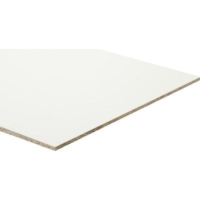 Panneau MDF laqué blanc ép.03 x L. 244 x l.122 AJ TIMBER